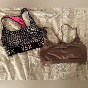 Two Victoria’s Secret Sport Bras/ Bralette- Small